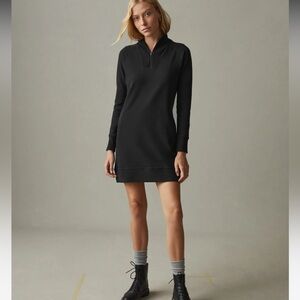 American Giant | Women's Moto Dress, Black, Size L